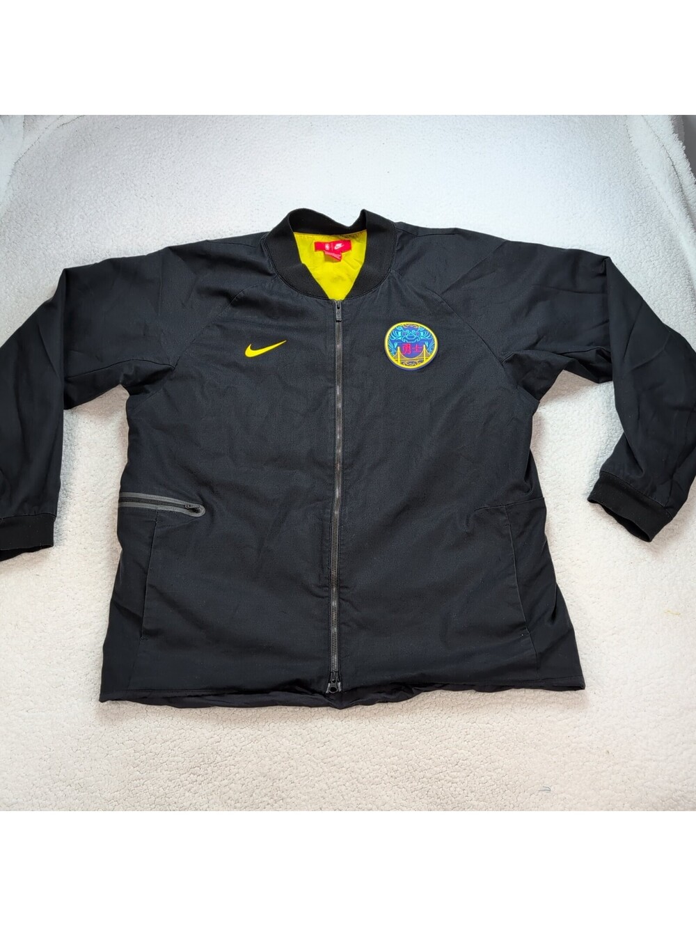 Nike NBA Golden State Warriors The Bay Courtside Jacket Black Men's 2XL